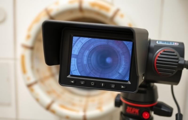CCTV drain camera inspection